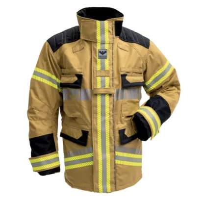 Einsatzjacke IGNIS WTR, gold/schwarzblau, ohne Rückenflausch