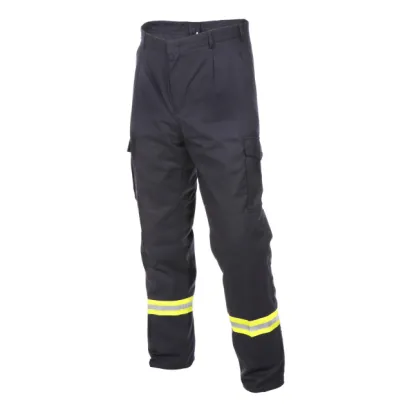 Bundhose, 100% Baumwolle FR Flamstop®, Reflex gelb/silber/gelb