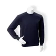 Sweatshirt dunkelblau, Aufdruck neongelb