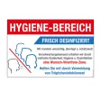 Aluminium-Schild HYGIENE