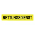 Klettschild Rettungsdienst 420x80 mm, neongelb reflektierend
