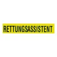 Klettschild Rettungsdienst 420x80 mm, neongelb reflektierend