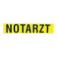 Klettschild Rettungsdienst 420x80 mm, neongelb reflektierend