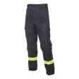 Bundhose, 100% Baumwolle FR Flamstop®, Reflex gelb/silber/gelb