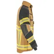 Einsatzjacke X-Pro Dynamic, sand, Rückenaufdruck FEUERWEHR leuchtgelb