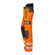 Schnittschutz-Bundhose Forest Jack, leuchtorange