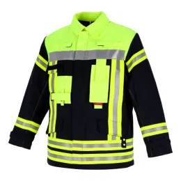 Einsatzjacke THL, schwarzblau/gelb