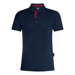 Herren Poloshirt, navy/rot, individualisierbar