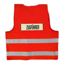 Funktionsweste rot, Zugführer