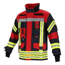Einsatzjacke NTI® Modell 1, schwarzblau/rot