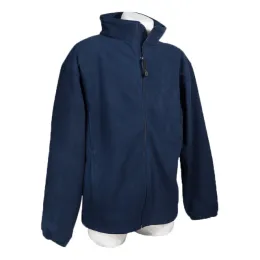 Fleecejacke PELKOTEX, navyblau, mit Membrane und Stick