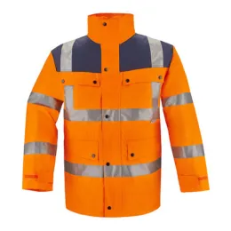 Warnschutzparka, leuchtorange