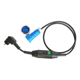 Personenschutzleitung PRCD-K, IP55, gewinkelter Stecker