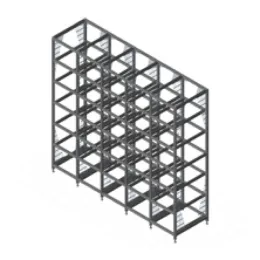 Regalsystem hoch, 5 Felder