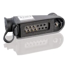 Funkgeräteadapter CEOTRONICS zum Anschluss des CT-MultiCom/CT-MultiCom65/CT-HR PTT mit 12-Pin-Hirose-Stecker an Handfunkgeräte