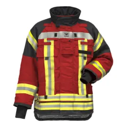 Einsatzjacke ECONOMY Modell 109, rot/schwarzblau