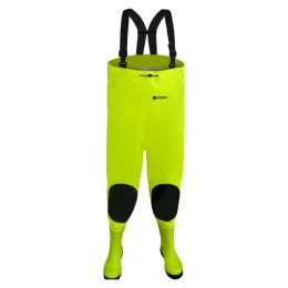 Wathose Hi-Vis, einseitig PVC-beschichtetes Polyestergewebe