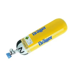 Druckluftflasche 2 l/300 bar, CFK, mit Abströmsicherung, Lebenszeit 15 Jahre